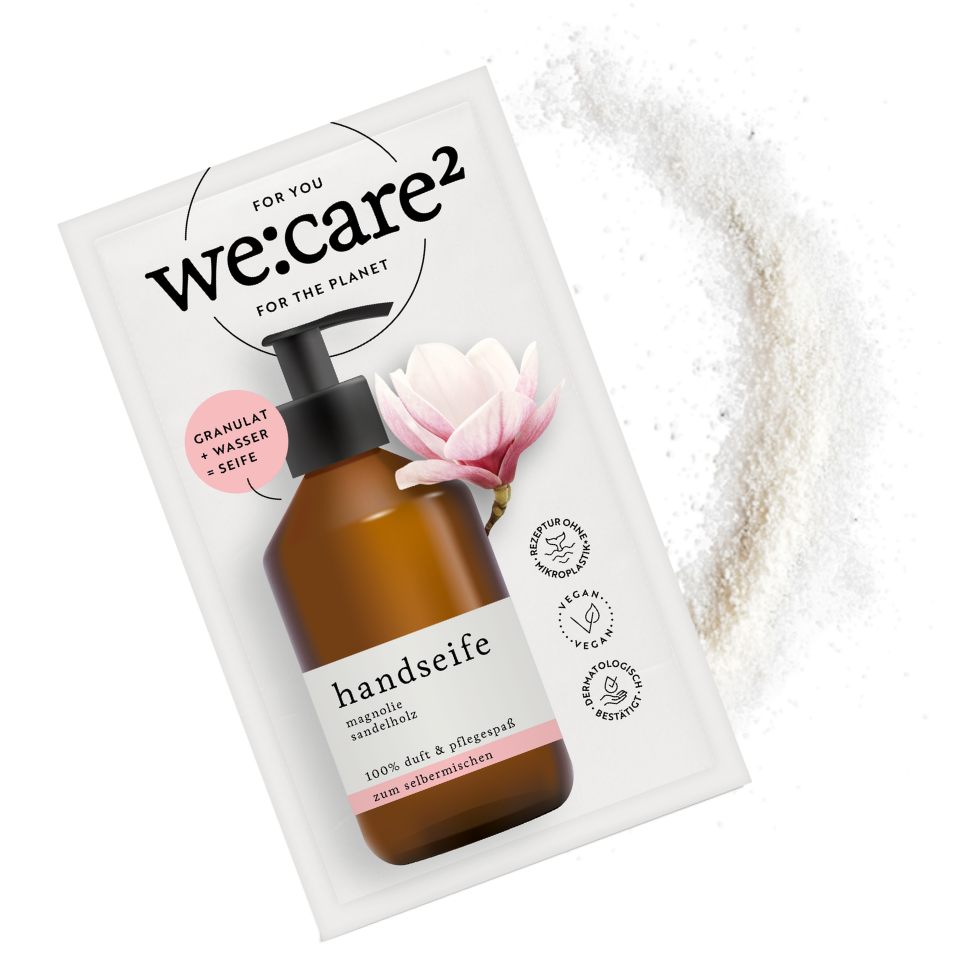 Magnolie Sandelholz we:care² Seifenpulver