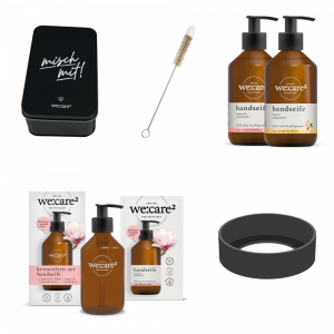 kennenlern-set-handseife-magnolie mit bürste, bumper, dose