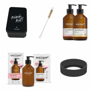 kennenlern-set-handseife-magnolie mit bürste, bumper, dose