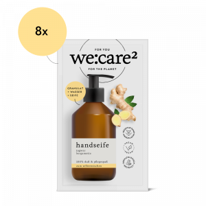 b2b we:care² seifenpulver im Duft von Ingwer und Bergamotte