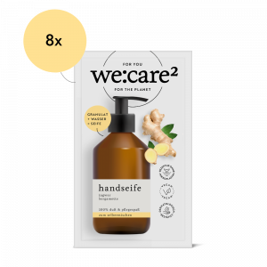 b2b we:care² seifenpulver im Duft von Ingwer und Bergamotte