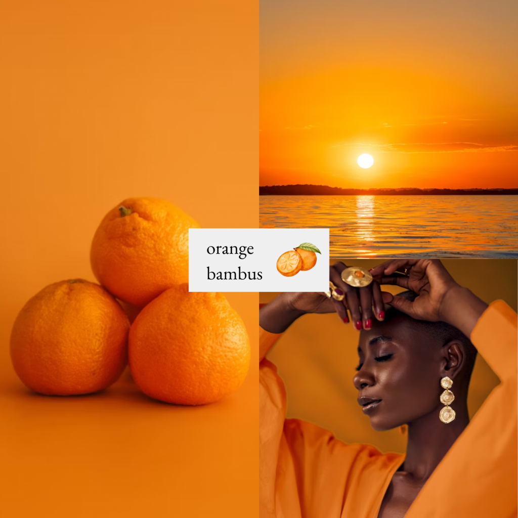 Mood Bild, Orange Bambus GS